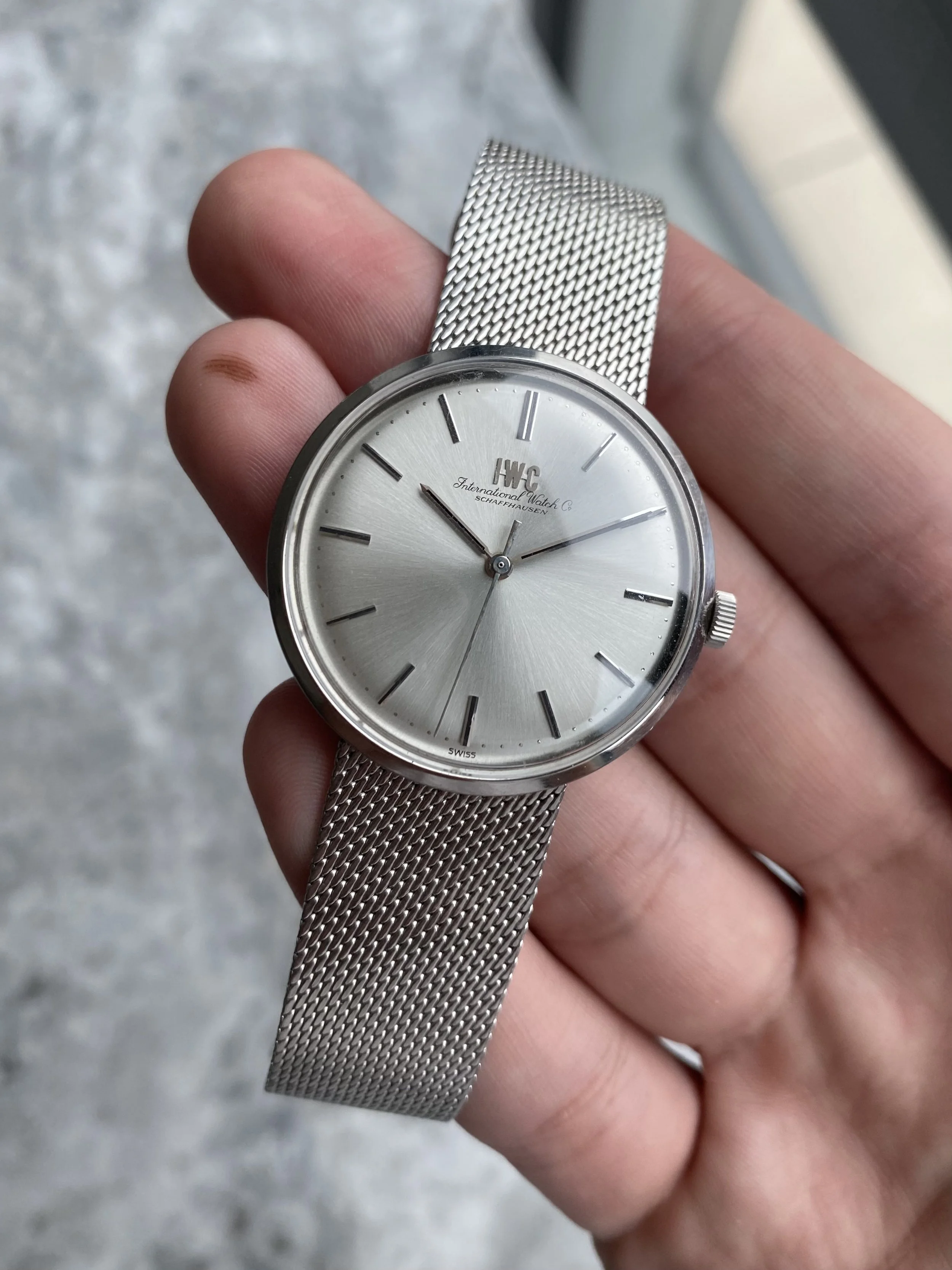 Iwc sales milanese bracelet